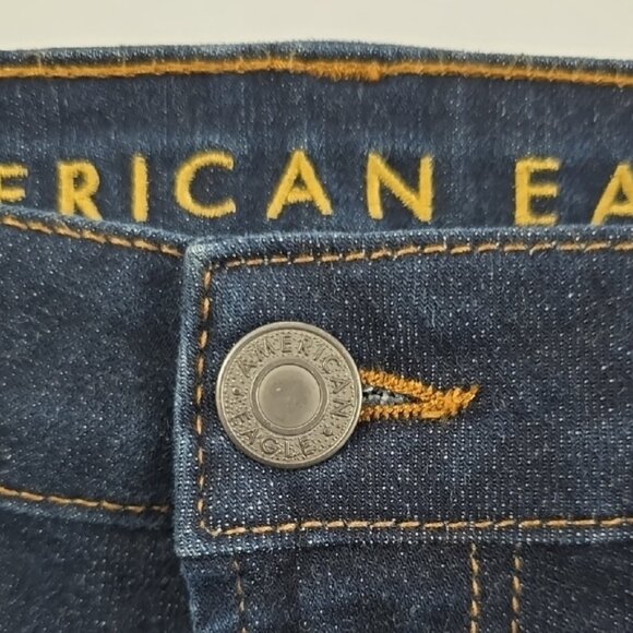 American Eagle Flex Men's Dark Denim Blue Slim Flex Jeans Stretch Size 30 - Picture 7 of 16